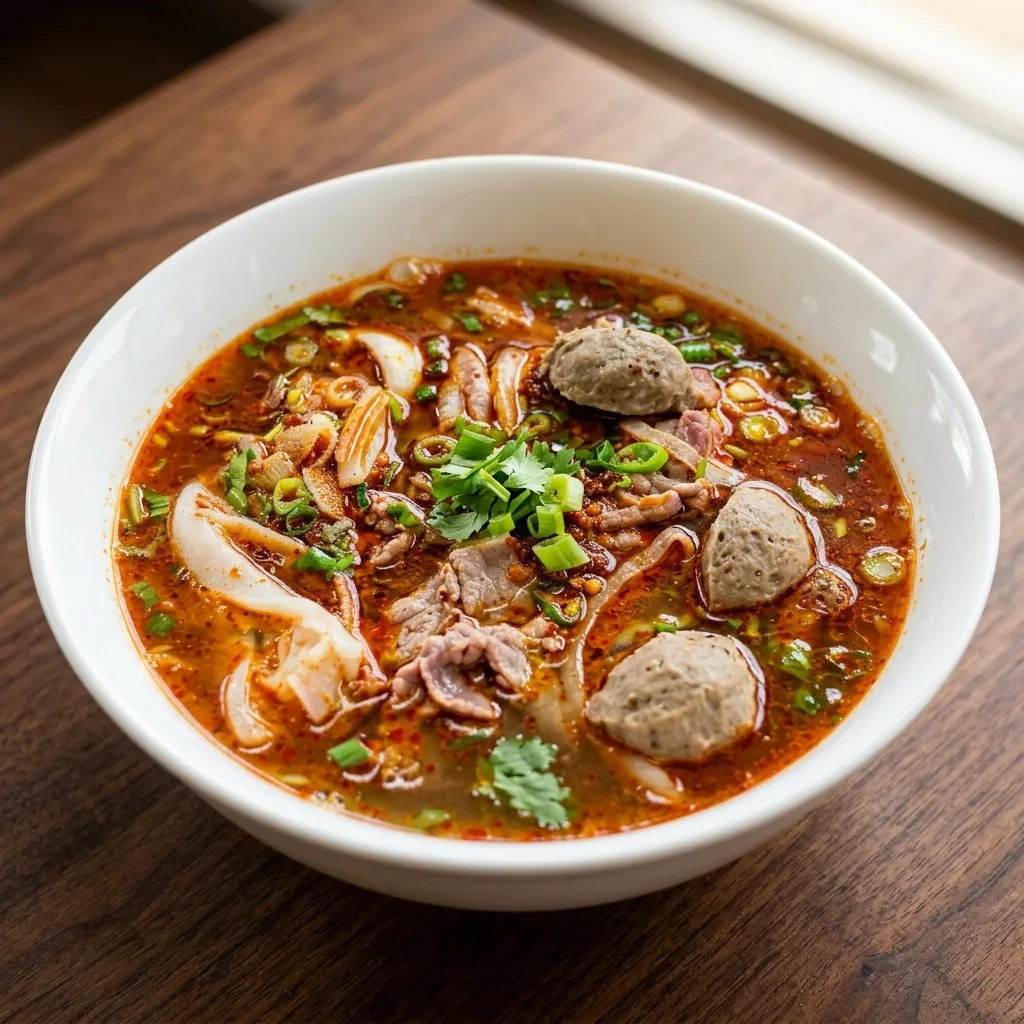Special Saté Beef Noodle Soup at Phuong Nam, Winnipeg